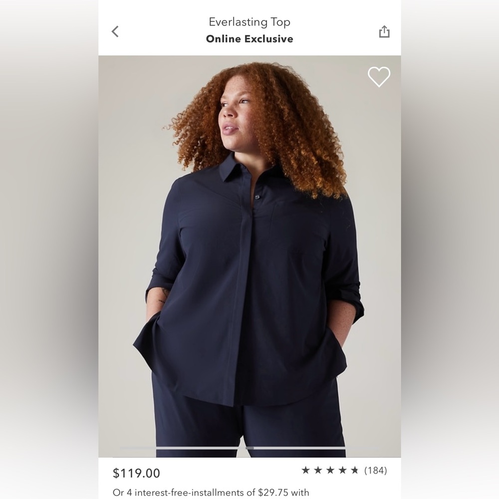 Athleta Everlasting Top